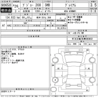 Peugeot 208 лот № 90650 оценка 3.5  с аукциона в Японии 11