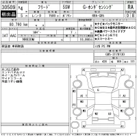 Honda FREED лот № 30509 оценка RA  с аукциона в Японии 11