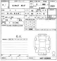 Mitsubishi MINICAB TRUCK лот № 3501 оценка   с аукциона в Японии 5