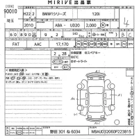 BMW 1-Series лот № 90010 оценка 4  с аукциона в Японии 10