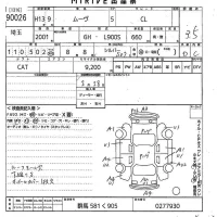 Daihatsu MOVE лот № 90026 оценка 3.5  с аукциона в Японии 10