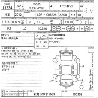 Nissan CARAVAN VAN лот № 11224 оценка 3.5  с аукциона в Японии 11