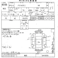 Mitsubishi PAJERO MINI лот № 90168 оценка 3.5  с аукциона в Японии 10