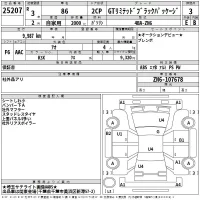 Toyota GT 86 лот № 25207 оценка 3  с аукциона в Японии 2