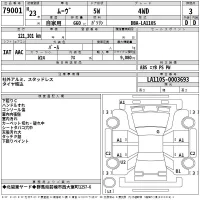 Daihatsu MOVE лот № 79001 оценка 3  с аукциона в Японии 2