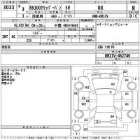 Nissan CLIPPER VAN лот № 3033 оценка R  с аукциона в Японии 2