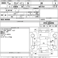 Nissan CLIPPER VAN лот № 3043 оценка 3  с аукциона в Японии 2