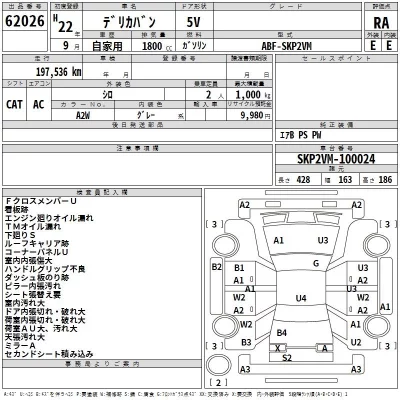 Mitsubishi DELICA  с аукциона в Японии