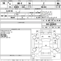 Honda WR-V лот № 98 оценка RA  с аукциона в Японии 2
