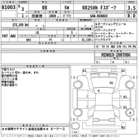 Lexus UX лот № 81003 оценка 3.5  с аукциона в Японии 2