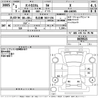 Daihatsu TANTO лот № 3005 оценка 4.5  с аукциона в Японии 2