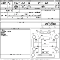 Mitsubishi MINICAB TRUCK лот № 4093 оценка 3.5  с аукциона в Японии 2