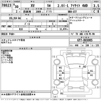 Subaru XV лот № 78023 оценка 3.5  с аукциона в Японии 2