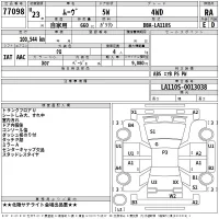 Daihatsu MOVE лот № 77098 оценка RA  с аукциона в Японии 2