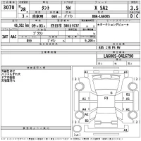 Daihatsu TANTO лот № 3070 оценка 3.5  с аукциона в Японии 2