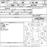 Daihatsu MIRA E S лот № 3003 оценка 4  с аукциона в Японии 2
