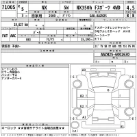 Lexus NX лот № 71005 оценка 4.5  с аукциона в Японии 2