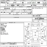 Toyota OPA лот № 70112 оценка 3.5  с аукциона в Японии 2