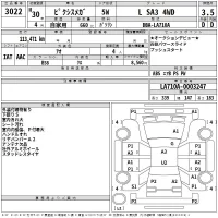 Toyota PIXIS MEGA лот № 3022 оценка 3.5  с аукциона в Японии 2