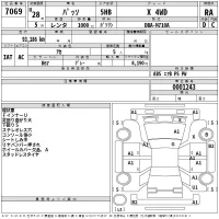 Toyota PASSO лот № 7069 оценка RA  с аукциона в Японии 2
