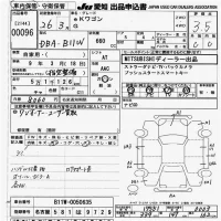 Mitsubishi EK WAGON лот № 96 оценка 3.5  с аукциона в Японии 9