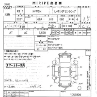 Honda N WGN лот № 90087 оценка 3.5  с аукциона в Японии 10