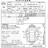 Suzuki EVERY WAGON лот № 90190 оценка R  с аукциона в Японии 10