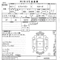 Suzuki EVERY WAGON лот № 90194 оценка 3.5  с аукциона в Японии 8