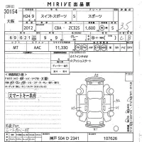 Suzuki SWIFT лот № 30154 оценка 3.5  с аукциона в Японии 10