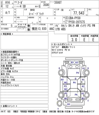 Nissan FUGA лот № 5004 оценка 3  с аукциона в Японии 4