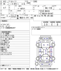 Nissan STAGEA лот № 8001 оценка 3  с аукциона в Японии 5
