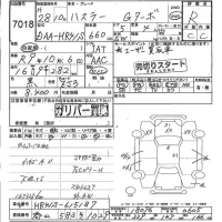 Suzuki HUSTLER лот № 7018 оценка R  с аукциона в Японии 4