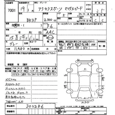 Mazda AXELA  с аукциона в Японии