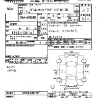Toyota VELLFIRE лот № 6034 оценка 3.5  с аукциона в Японии 2