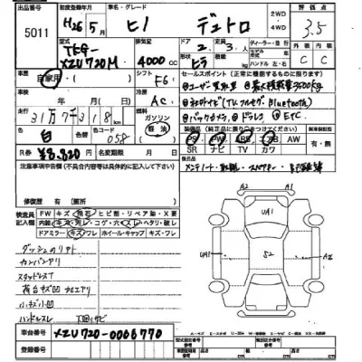 Hino DUTRO  с аукциона в Японии