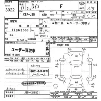 Honda LIFE лот № 3022 оценка 3.5  с аукциона в Японии 10