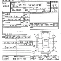 Suzuki WAGON R лот № 3003 оценка 3.5  с аукциона в Японии 10