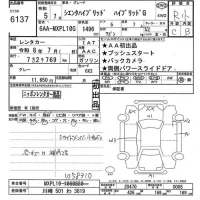 Toyota SIENTA лот № 6137 оценка R  с аукциона в Японии 11