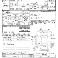Nissan MOCO лот № 3010 оценка R  с аукциона в Японии 10