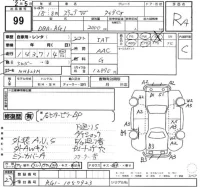 Honda STEP WAGON лот № 99 оценка RA  с аукциона в Японии 2