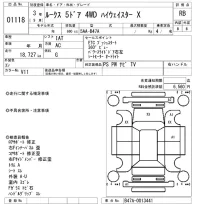 Nissan ROOX лот № 1118 оценка RB  с аукциона в Японии 8