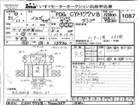 Isuzu TRUCK лот № 1087 оценка 3.5  с аукциона в Японии 4