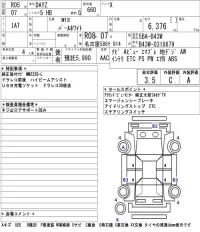 Nissan DAYZ лот № 3008 оценка 3.5  с аукциона в Японии 5