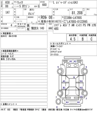 Daihatsu WAKE лот № 3090 оценка 4.5  с аукциона в Японии 5