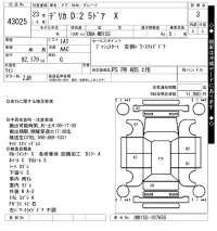 Mitsubishi DELICA D2 лот № 43025 оценка 3  с аукциона в Японии 10