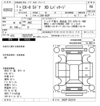 Mazda CX-8 лот № 2032 оценка RA  с аукциона в Японии 6
