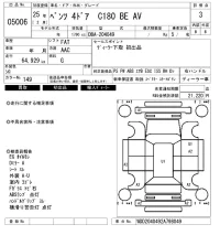 Mercedes-Benz C CLASS лот № 5006 оценка 3  с аукциона в Японии 6