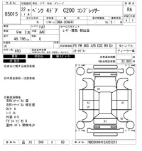 Mercedes-Benz C CLASS лот № 5015 оценка RA  с аукциона в Японии 6