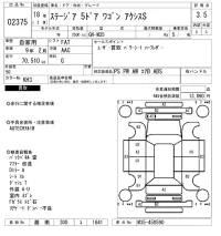 Nissan STAGEA лот № 2375 оценка 3.5  с аукциона в Японии 6