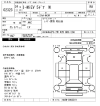 Mitsubishi I-MIEV лот № 2323 оценка RA  с аукциона в Японии 6